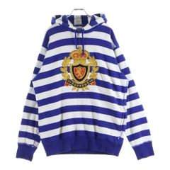 Supreme Striped Crest Hoodie 07aw 元ネタ - メルカリ