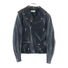SAINT LAURENT PARIS (サンローランパリ) L01 クラシックモーターサイクル レザー ライダースジャケット ブラック 484284 Y5YA2