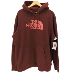ザノースフェイス THE NORTH FACE フロント ロゴ ジップアップ パーカー メンズ import：XL 