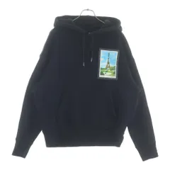 AMI Alexandre Mattiussi (アミアレクサンドルマテュッシ) ポストカードフォトプリント プルオーバーパーカー フーディ ブラック H19J036.746のサムネイル
