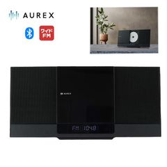AUREX ミニコンポ AX-WSS60 ブラック - メルカリ