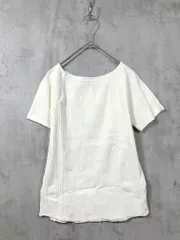 green label relaxing グリーンレーベルリラクシング ユナイテッドアローズ プリーツ テレコ ボートネック ラグラン プルオーバー カットソー オフホワイト ■◆レディース