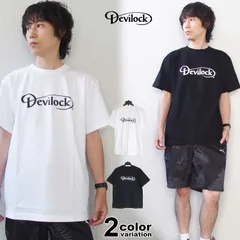 DEVILOCK デビロック Tシャツ 半袖 DAIMLER LOGO TEE ダイムラー ロゴ Tシャツ 大きいサイズ  ホワイト ブラック メンズ レディース [DVLCKSS00]のサムネイル