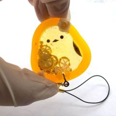 シマエナガ❁⃘*.゜レジン印鑑ケース朱肉セット ラベンダー - メルカリ