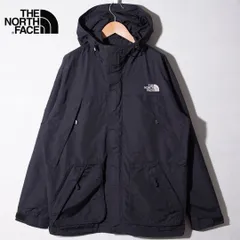 ノースフェイス THE NORTH FACE ナイロンジャケット L ブラック ロゴ刺繍 ストリート テック  マウンテンパーカー 古着 G364