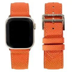 【新品】 MODIGI コンパチブル Apple Watch用 バンド アップルウォッチ バンド レザー ベルト 本革 高級手作り Veau Epsom 皮ベルト 40mm 41mm 42mm 44mm 45mm 46mm 49mm Ultra 1/2/3 0