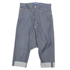 美品 22SS JUNYA WATANABE MAN ジュンヤワタナベマン コムデギャルソン ウール混デニム サルエルパンツ WI-P025 インディゴ XS メンズ 古着 中古 USED