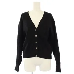 ザラ ZARA カーディガン ニット ビジュー 長袖 S 黒 /TK