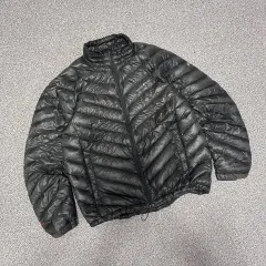 モンベル グレー 光沢 軽量ダウン