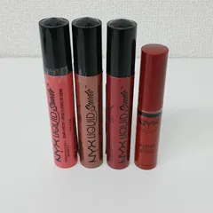 美品あります❣ NYXリキッドスエードクリームリップスティック3点・バターグロス1点 おまとめセット SC-0236Cのサムネイル