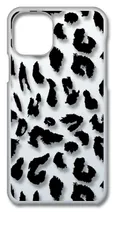 【新品未使用】iPhone11 Pro Max アイフォン11プロマックス クリア ハードケース 豹柄 ヒョウ柄 レオパード （ブラック） スマホケース スマホ 携帯ケース クリアケース