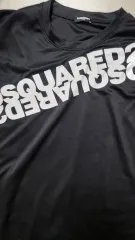 DSQUARED2 ブラック ロゴ 半袖 Tシャツ