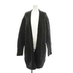 23区 オンワード樫山 カーディガン ニット ロング 羽織り 長袖 38 チャコールグレー KRWOLW1454 /YM