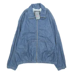 未使用 Levis リーバイス フルジップ スポーツジャケット デニムジャケット ブルゾン インディゴブルー M メンズ 古着 中古 USED