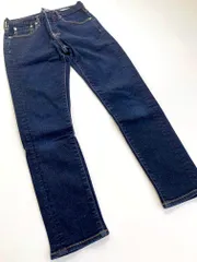 美品 green label relaxing グリーンレーベルリラクシング ユナイテッドアローズ 定価8690円 SC ST B/F テーパード デニムパンツ size36/紺 ■■レディース