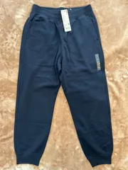 ユニクロUNIQLOスウェットパンツスウェットパンツ フルレングスボトムス 長ずぼん長ズボン カジュアルパンツロングパンツnavyネイビー紺色darkblue ダークブルー青色綿コットンサイズMウエスト76-84センチメンズmen男性用紳士ユニセックス男女兼用