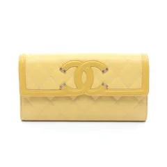 CHANEL シャネル CCフィリグリー 二つ折り長財布