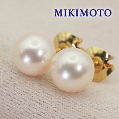 照り良] MIKIMOTOパール ピアス ☆K18YG 8mm未満 - メルカリ