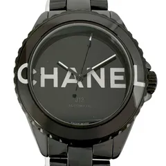 美品 CHANEL シャネル J12 ウォンテッドドゥシャネル H7418 腕時計 自動巻き ブラック文字盤 メンズ【中古】【送料無料】