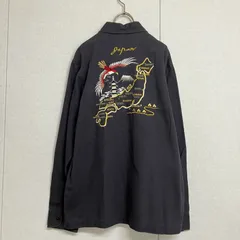 ALPHA INDUSTRIES アルファ スーベニア 刺繍 ミリタリーシャツ 背面刺繍のサムネイル