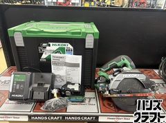 【未使用】HiKOKI ハイコーキ C3606DB(2XPSZ) コードレス丸のこ バッテリー(BSL 36A18BX)×2付【ハンズクラフト宮崎新名爪店】 コードレス丸のこ：C3606DB