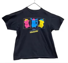 ポケモン　レディースTシャツ　ピカチュウ　L　カラフル　ポップ　【3167】