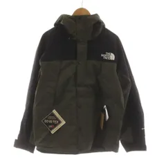ザノースフェイス THE NORTH FACE タグ付き マウンテンライトジャケット ナイロンジャケット 上着 M カーキ ロゴ フード付き NP62450 /RR