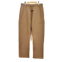 エフオージー エッセンシャルズ FOG ESSENTIALS スウェットパンツ ジョガーパンツ ロゴ M 茶 ブラウン ☆AA★