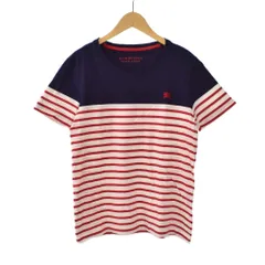 バーバリーブラックレーベル BURBERRY BLACK LABEL ボーダー 刺繍  Tシャツ 2 マルチカラー D1P39-738-292