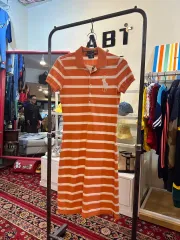 ポロラルフローレン ビックポニー ストライプ ONE PIECE XS