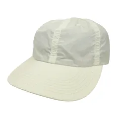 未使用 KIJIMATAKAYUKI キジマタカユキ Elastic back cap エラスティック バック キャップ 帽子 2 白 ホワイト メンズ 古着 中古 USED