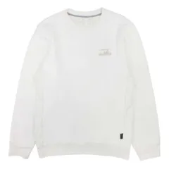 良品 patagonia パタゴニア ロゴプリント スウェット プルオーバー クルーネック 裏起毛 39656 S アイボリー オフホワイト メンズ レディース 古着 中古 USED