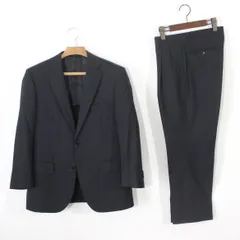 03【極美品】REGAL リーガル スーツ A4 M メンズ 普通体 ダークグレー 洋服の青山 春夏秋 ★未使用に近い極美品★