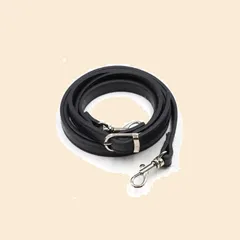 ショルダーストラップ ショルダー バッグ カバン レザー ショルダーベルト 調節可能 ショルダーバッグ ひも バッグ修理 交換用 持ち手ストラップ ショルダースト 単品 ラップ バッグ用 約120cm… (ブラック+シルバーバックル)