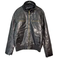 Sean John ショーンジョン フェイクレザージャケット ブラック(メンズ S)中古 古着 X9349のサムネイル