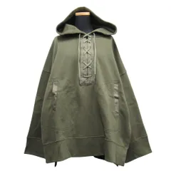 未使用 POLO RALPH LAUREN ポロ ラルフローレン オーバーサイズ レースアップ フリース フーディ パーカー プルオーバー XS レディース 古着 中古 USED