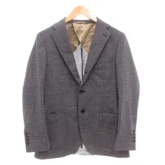 ジョンピアース JOHN PEARSE テーラードジャケット チェック柄 グレー IBO85 /NL