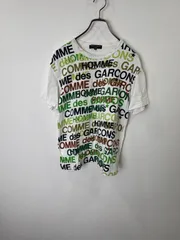 S00019｜COMMEdesGARCONS｜コムデギャルソン｜半袖Tシャツ｜ホワイト白色｜レディースXSサイズ｜AD2011｜プリントT｜アーカイブ｜モード｜ミニマル｜Y2K｜90S｜古着｜USA古着｜ヴィンテージ｜フォロー割｜今期トレンドのサムネイル