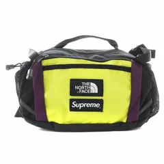 ザノースフェイス × シュプリーム SUPREME 18AW エクスペディション ウエストバッグ Expedition Waist Bag ボディバッグ ロゴ ナイロン 黒 ブラック 黄 イエロー 紫 パープル NF0A3SE7 /AN11