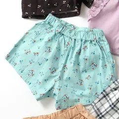 《新品》Seraph ショートパンツ 80 90 110 120㎝ 子供服 ショート丈 花柄 S323035