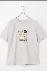 リラックマTシャツ　グレーのサムネイル