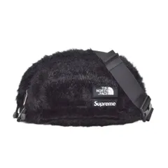 Supreme×TheNorthFace Fur Waist Bag ブラック Supreme x The North Face Faux Fur Waist Bag 