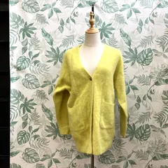 ZZ137 ATELIER SIX  アトリエシックス レディース カーディガン フリーサイズ イエロー