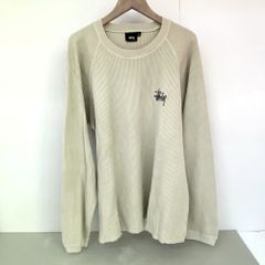Stussy basic thermal サーマル ロンＴベージュ Stussy サーマルロンT ベージュ L - メルカリ