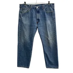 メキシコ製 Levi's 505 デニムパンツ W40 インディゴブルー リーバイス ジップアップ ビッグサイズ アメカジ デニム ジーンズ 2604-329