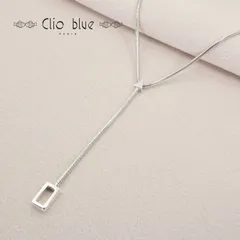 クリオブルー Y字 ネックレス スライド おさかな シルバー/25-4060