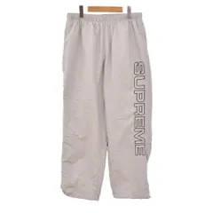 シュプリーム SUPREME 24AW Spellout Embroidered Track Pant スペルアウト トラックパンツ イージーパンツ L グレー