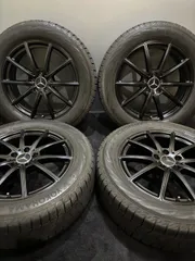 ★215/60R18 YOKOHAMA/ice GUARD iG70 22年製 ベンツ W247 GLA GLB 純正 18インチ 6.5J +44 112 5H スタッドレス 4本 (南6-L929)のサムネイル