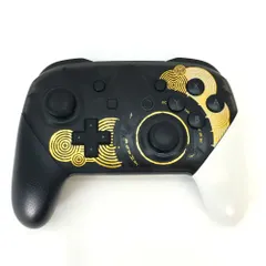 ●Nintendo 周辺機器 Nintendo Switch Proコントローラー ゼルダの伝説 ティアーズ オブ ザ キングダムエディション 箱なし USBケーブル欠品 動作確認済