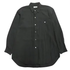 美品 COMME CA DU MODE MEN コムサデモードメン 90's シャツ カットソー 無地 オールド ビンテージ 黒 ブラック メンズ 古着 中古 USED